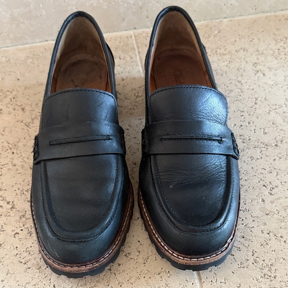 Madewell Black Leather Loafers - Picture 5 of 9